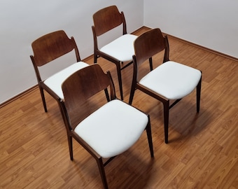 Set Of 4 Teak Dining Chairs By Hartmut Lohmeyer For Wilkhan, Germany s