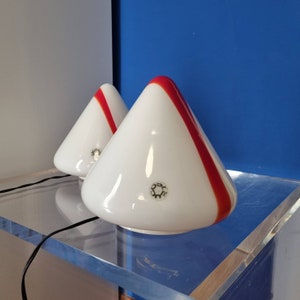 Pair Of Murano Glass Table Lamps by Renato Toso, Italy 70s