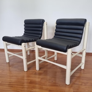 Pair of Italian Modern Chairs, Italy 70s