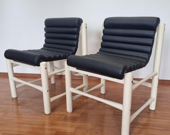 Pair of Italian Modern Chairs, Italy 70s