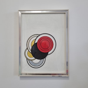 Mid Century Abstract Painting, Italy 79s