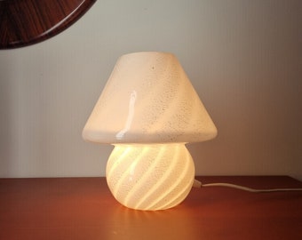 Vintage Murano Glass Night Lamp, Italy 80s