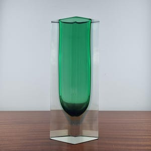 Murano Sommerso Glass Vase by Flavio Poli for Alessandro Mandruzzato, Italy 70s
