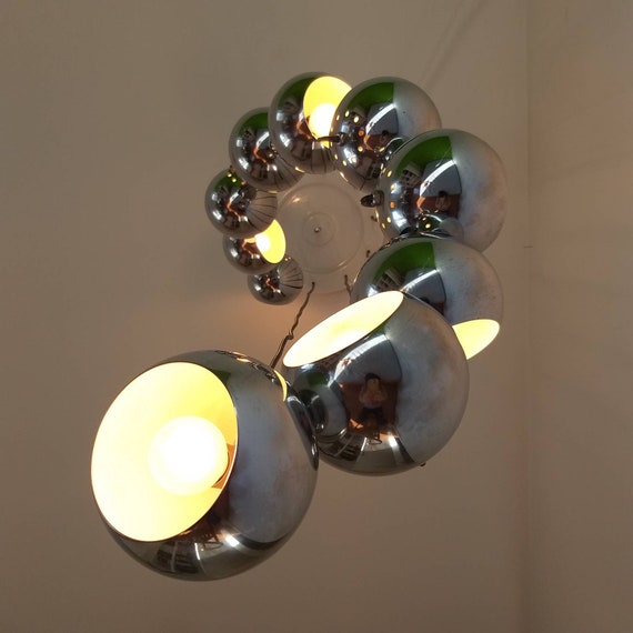 Mid century cheap chrome lamp