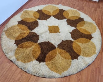 Vintage HØJER Export Wilton Rug, Denmark 70s