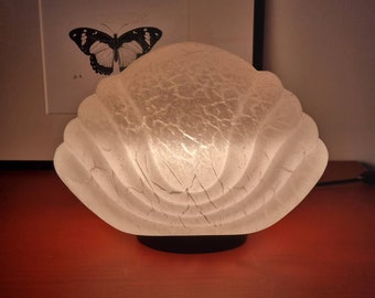 Lampa ze szkła Murano, lampa stołowa Mazzega, Włochy lata 70.