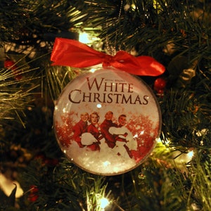 Movie white christmas ornaments Clearance