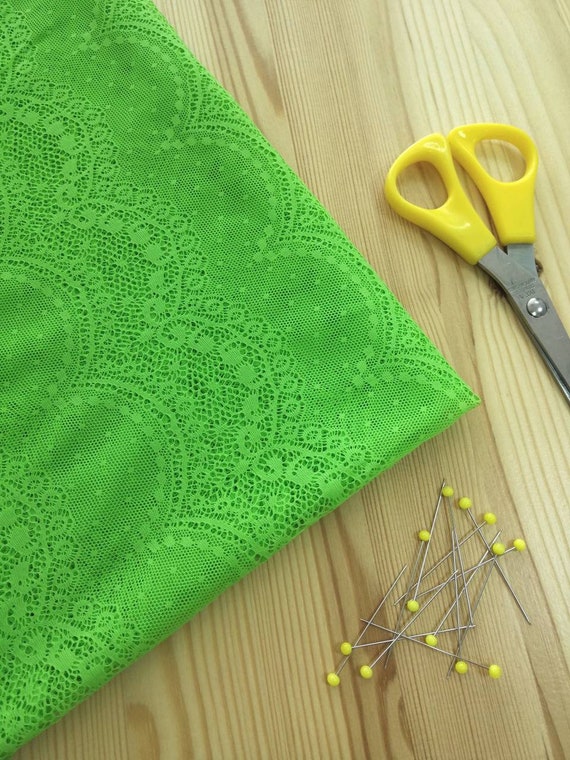 neon lace fabric