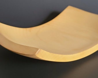 Unique Bowls, Wood Bowl, Rectangle Lathe Turned Dish, Rock Maple Platter, Unique Jewelry Holder, Key Bowl Organizer, Unique Gift, Maple Wood