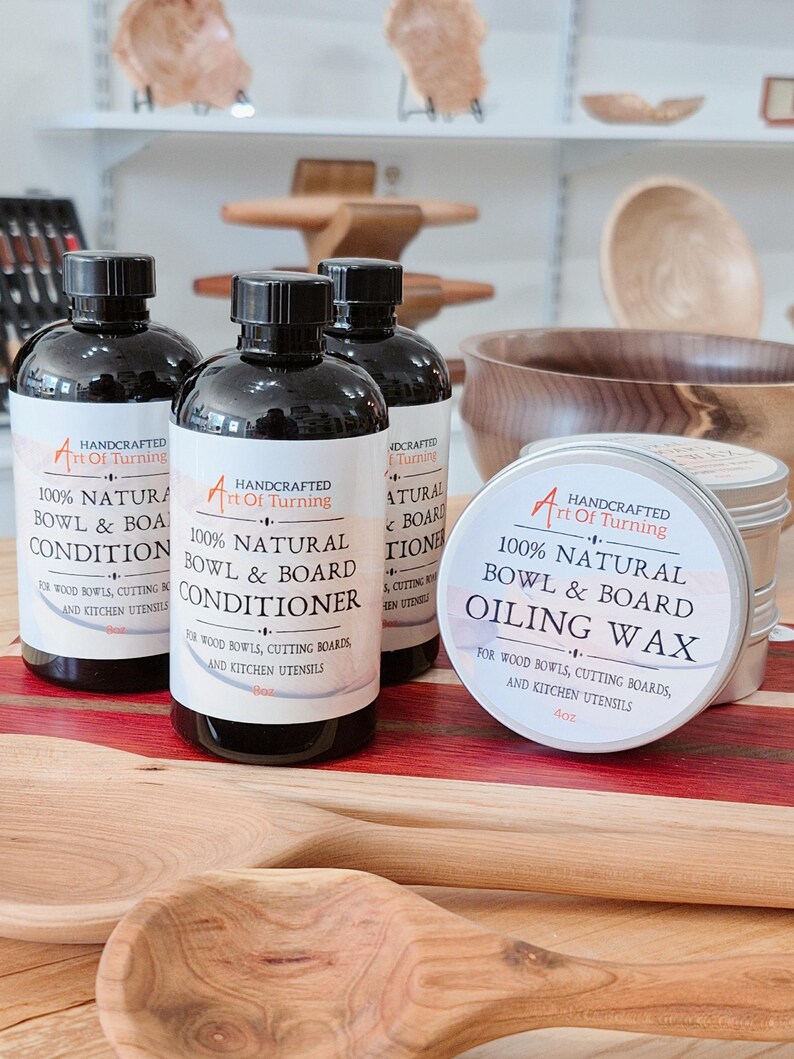 All Natural Cutting Board Oil and Wax: Food Safe Wood Conditioner image 1