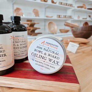 All Natural Cutting Board Oil and Wax: Food Safe Wood Conditioner image 4