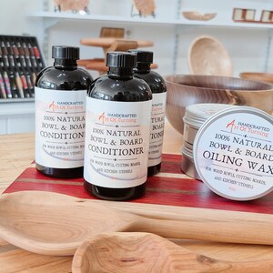 All Natural Cutting Board Oil and Wax: Food Safe Wood Conditioner image 5