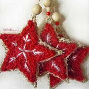 Star of Wonder - Christmas Cottage Decoration - Star, hanging ornament - CROCHET PATTERN - Instant Download PDF