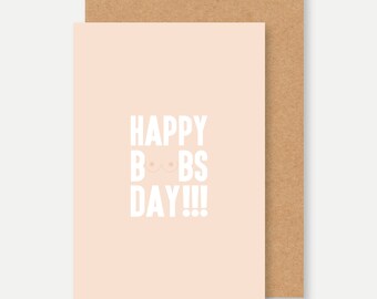 Tarjeta de FELIZ CUMPLEAÑOS con tetas, tarjeta de feliz cumpleaños tetas y tetas, tarjeta de cumpleaños humorística, tarjeta de cumpleaños pechos y pezones