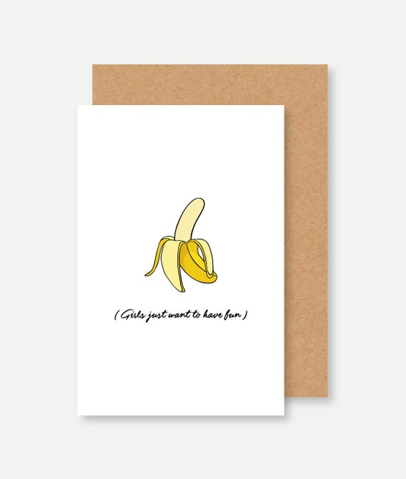 Carte Cindy Lopers Girls Just Want To Have Fun Carte Humour Etsy Canada