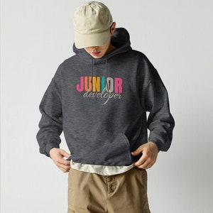 Junior Developer, Unisex Hoodie, IT, ComputerProgrammierer, Software Coder