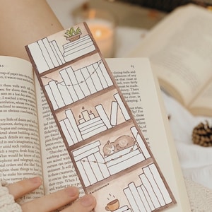 Bookshelf Tracker Bookmark (Book Tracker Bookmark)