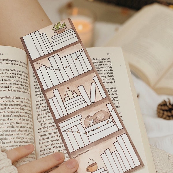 Bookshelf Tracker Bookmark (Book Tracker Bookmark)