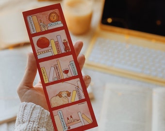 Aries Zodiac Bookshelf Bookmark! Astrology Gifts | Star Sign Bookmark Art) - britishbookart