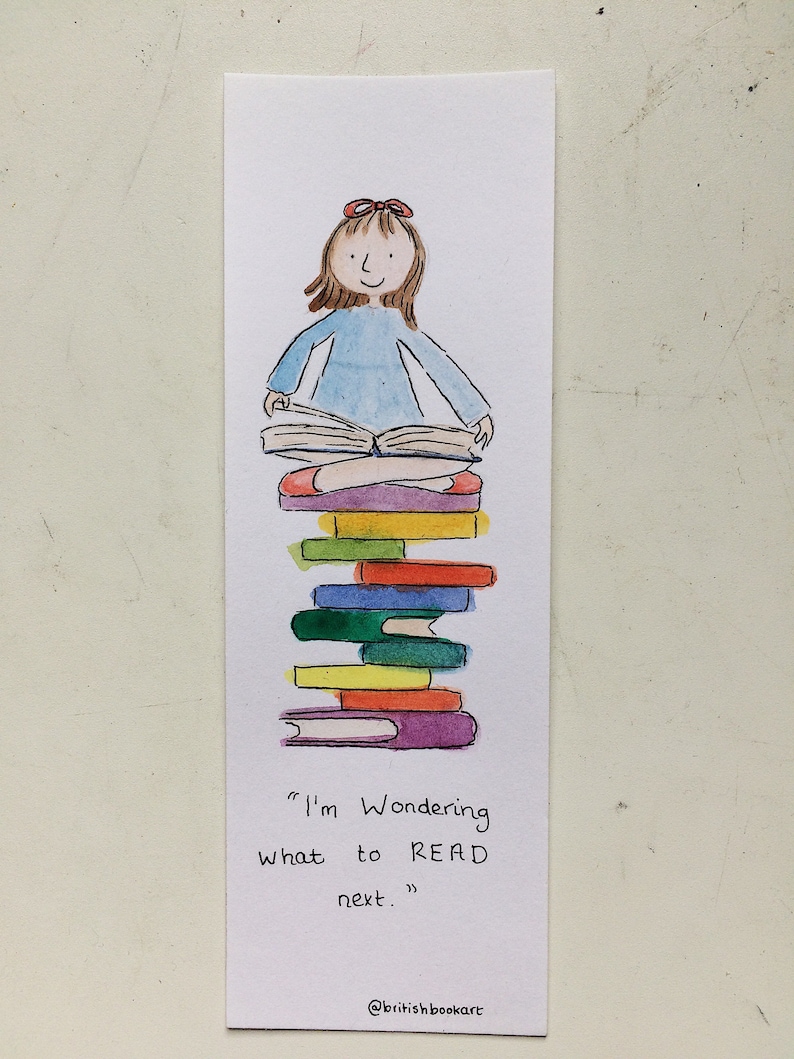 Matilda Bookmark Roald Dahl Etsy