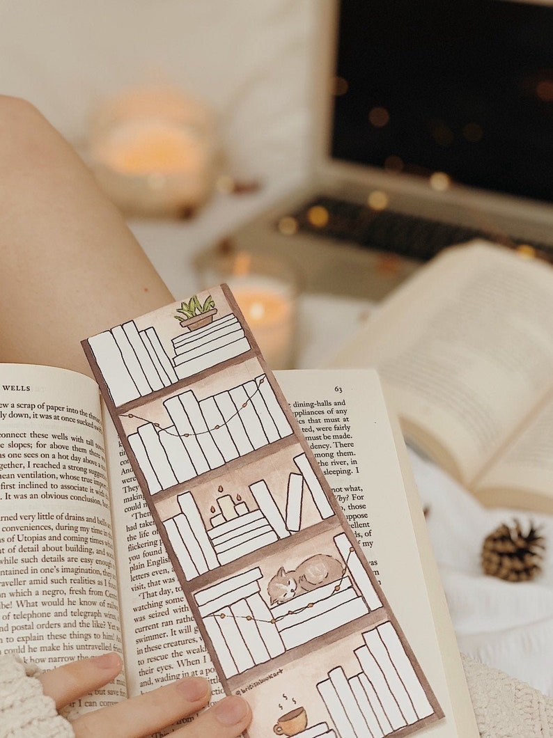 Bookshelf Tracker Bookmark (Book Tracker Bookmark) 