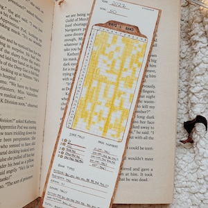 Reading Habit Tracker Bookmark Book Tracker Bookmark image 7