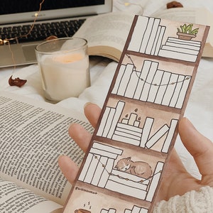 Bookshelf Tracker Bookmark Book Tracker Bookmark image 3