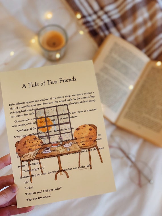 Friendship Art Gift Print Best Friend Art Friend Wall Art Etsy