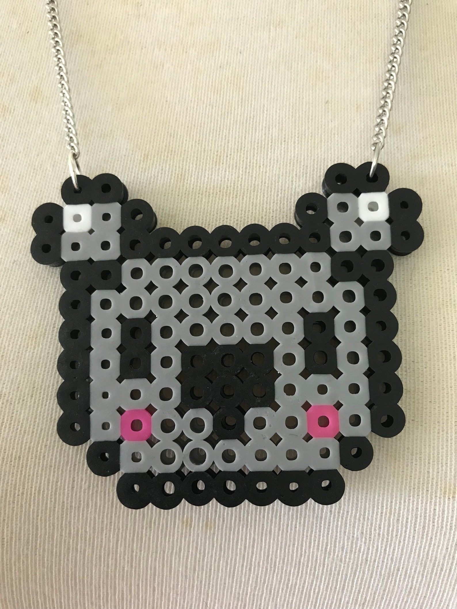 Amigurumi Koala Perler / Hamma / Melty Bead Necklace Etsy
