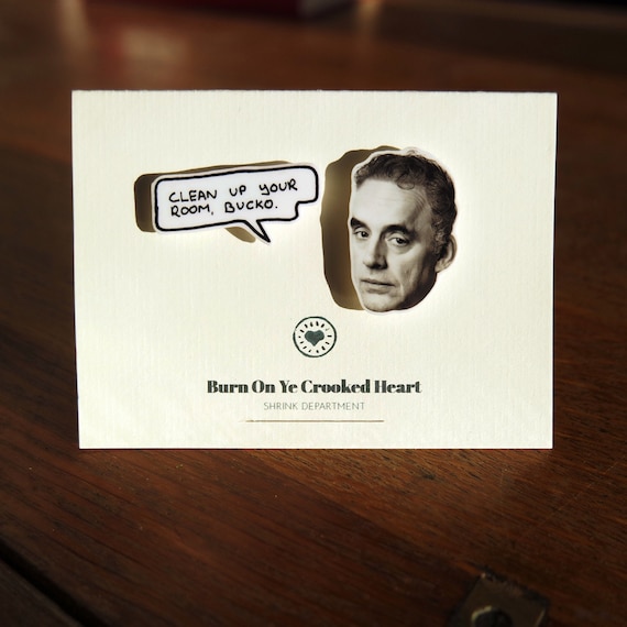 Jordan B Peterson Clean Up Your Room Bucko Quote Magnet