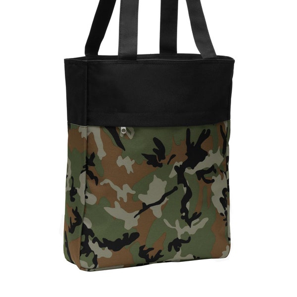 Camo Tote Bag Etsy