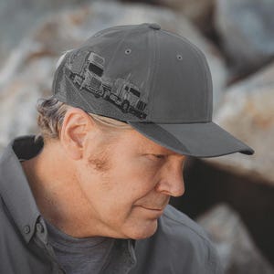Embroidered Trucking Cap Truckers Embroidered Ball Cap Truck Driver Caps