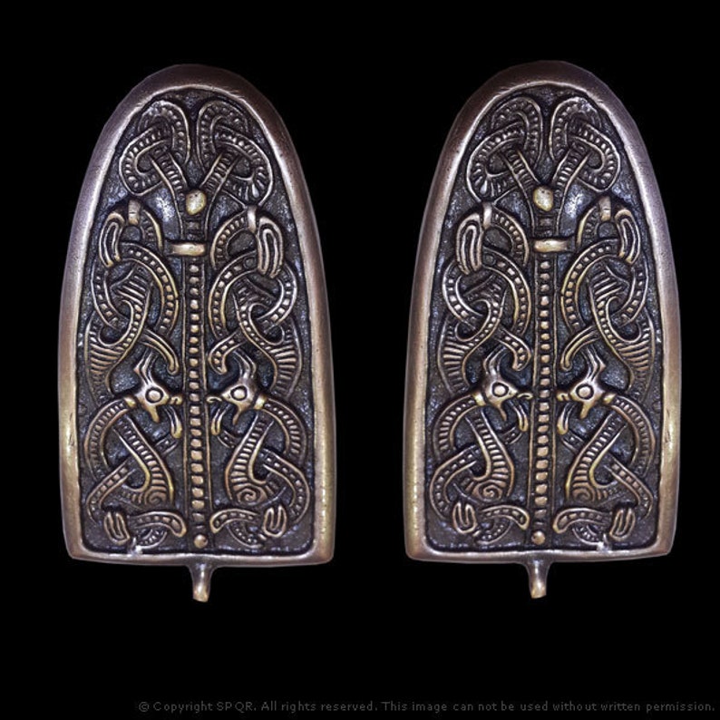 Viking Brooches Tortoise Brooches Birka Brooches je138 Etsy