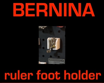 Bernina Ruler Foot #72 holder - mount your feet on pegboard or anywhere!
