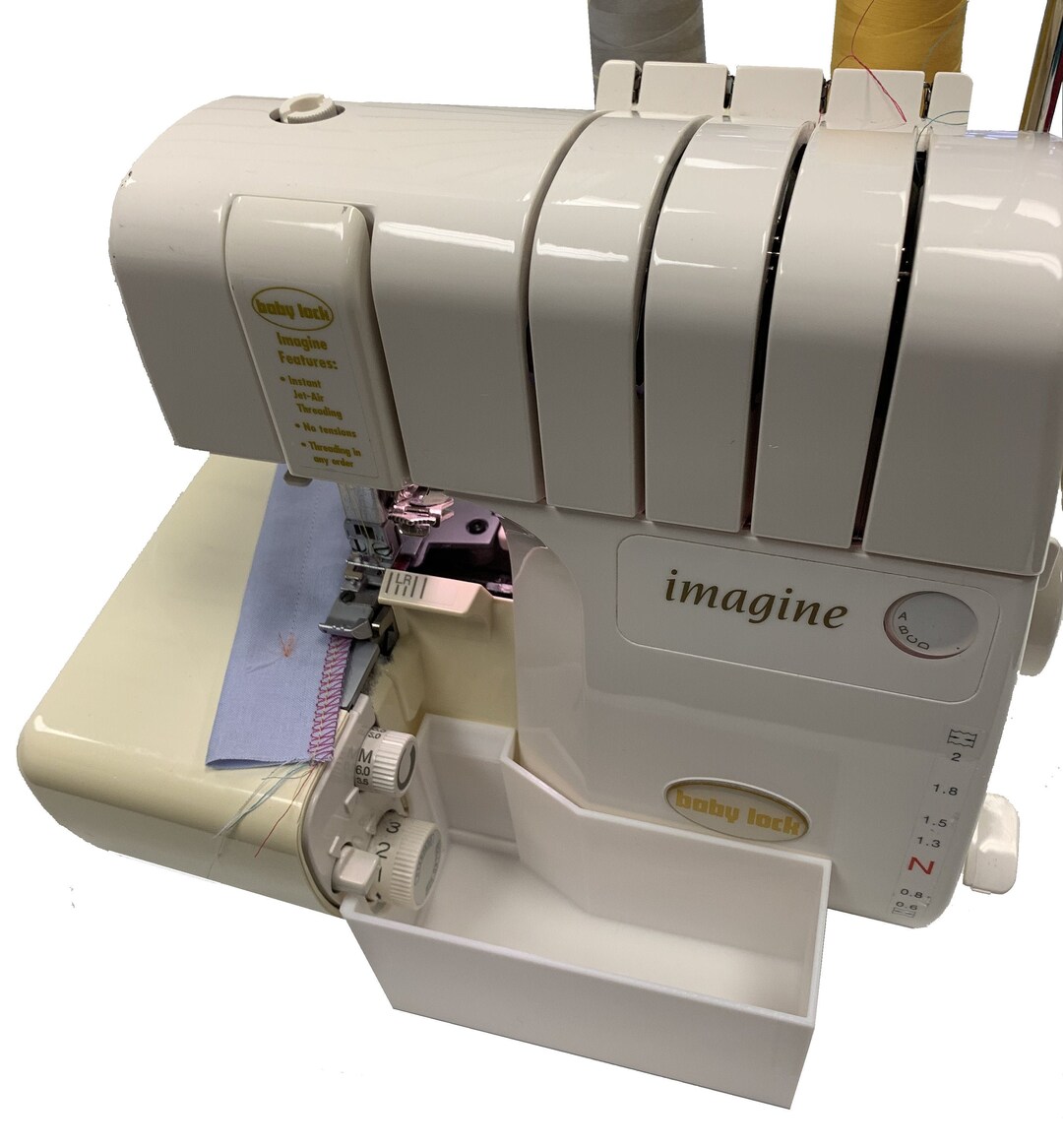 Custom Made Trim Bin Scrap Catcher for Babylock Sergers Imagine