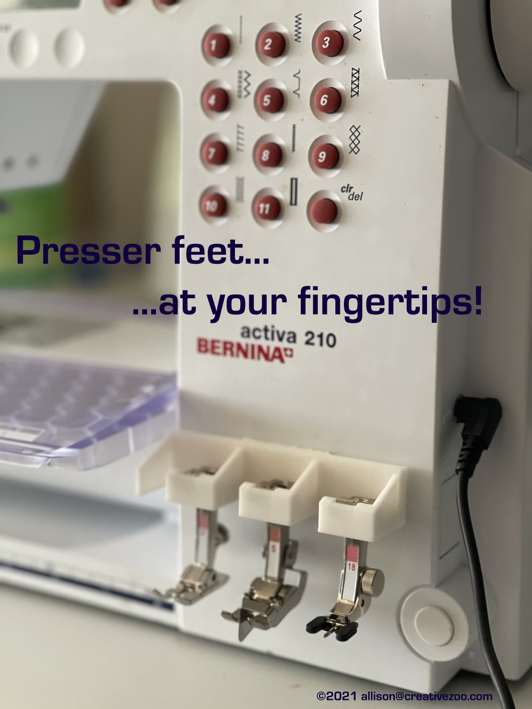 Bernina Presser Feet Holders Mount Your Feet ANYWHERE presser Feet at