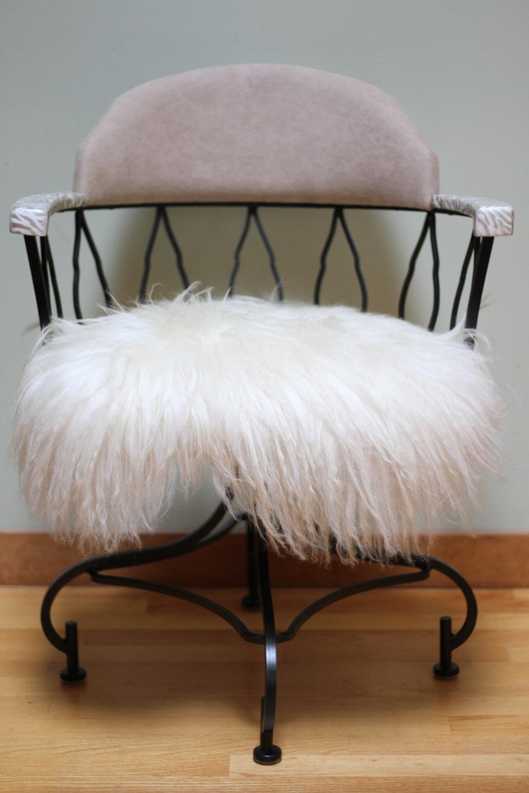 Fur Swivel Chair