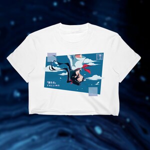 Es Cute Girl In Shorts Crop Top Anime Shirt Anime Girl Anime Etsy