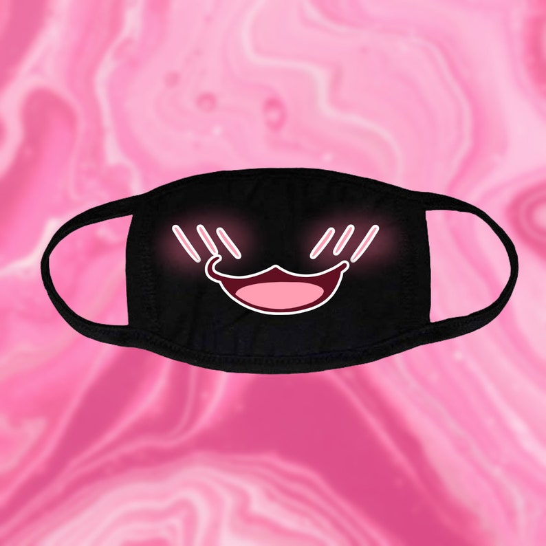 Elite Society Blushing Face Mask/Facemask/Mask/Blush/UWU/Blush Etsy