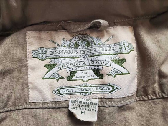 AMAZING Vintage M 80s Banana Republic Safari Field Jacket With - Etsy