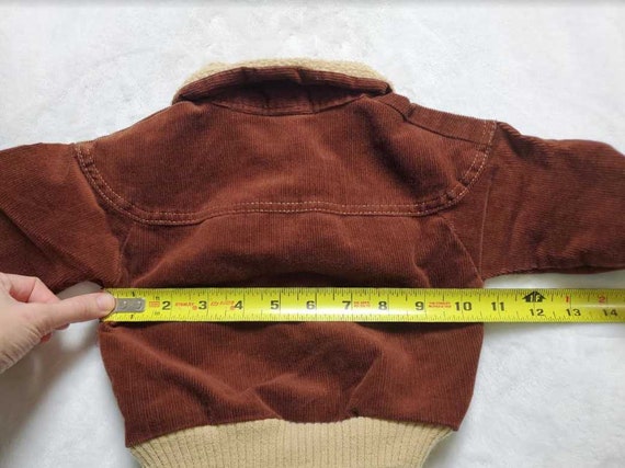 Vintage 80s baby 12 months Carters corduroy sherp… - image 7