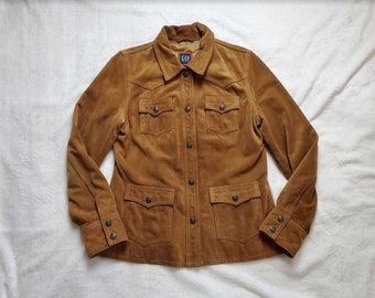 gap mens suede jacket