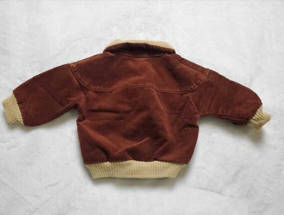 Vintage 80s baby 12 months Carters corduroy sherp… - image 6