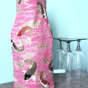 Bottle cooler for wine Koi fish / wine cooler / champagne cooler / drinks cooler / cooling sleeve / bottle cooler / Japanese design