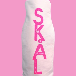 Flaschenkühler für Wein / Skal Prost neonpink / Flaschenkühler Tisch / Bottler Cooler / Sektkühler / Getränkekühler / Skol / S K O L