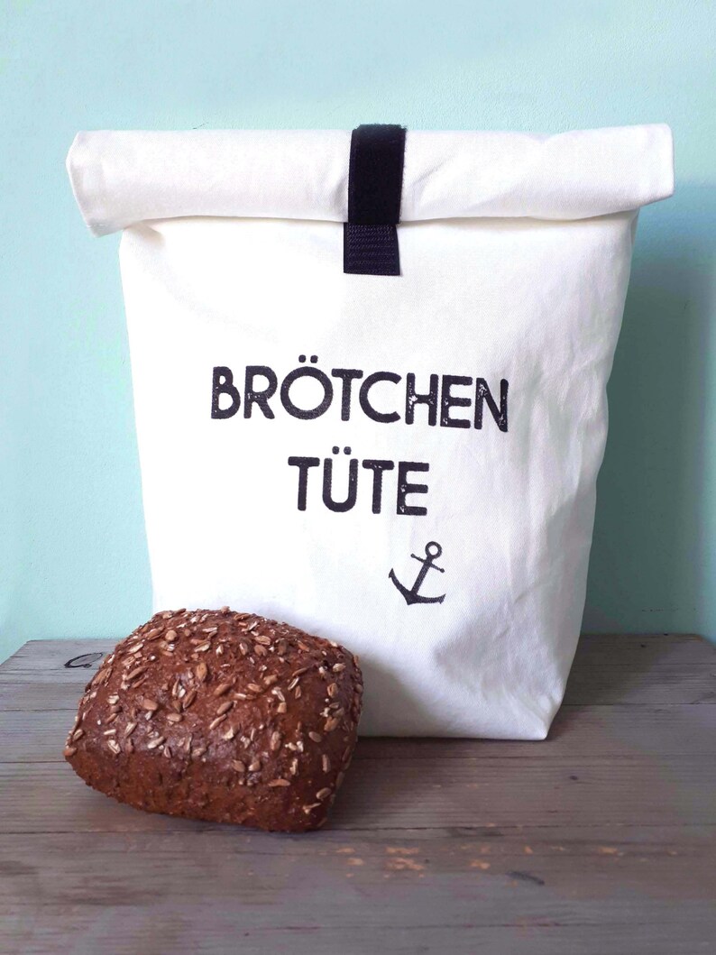 Bread bag / Bread bag / Sustainable shopping bag for bread white 