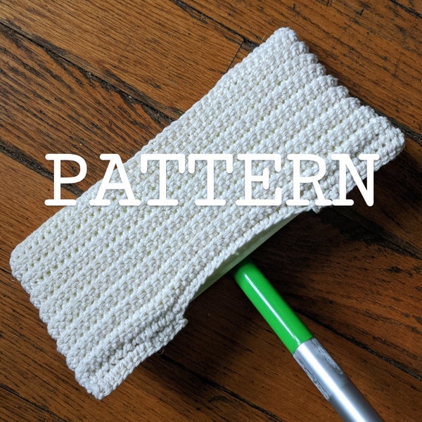 Reusable Ribbed Swiffer Pad Crochet Pattern