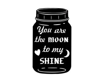 NIKKY HOME You are My Moon to My Shine Bottle Framed Wall Art Plaque NIKKY HOME You are My Moon to My Shine Bottle Framed Wall Art Plaque