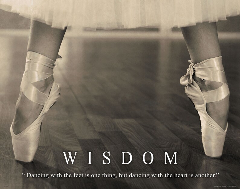 Ballet Dance School Lessons Classes Motivational Poster Art Print Poster MVP251