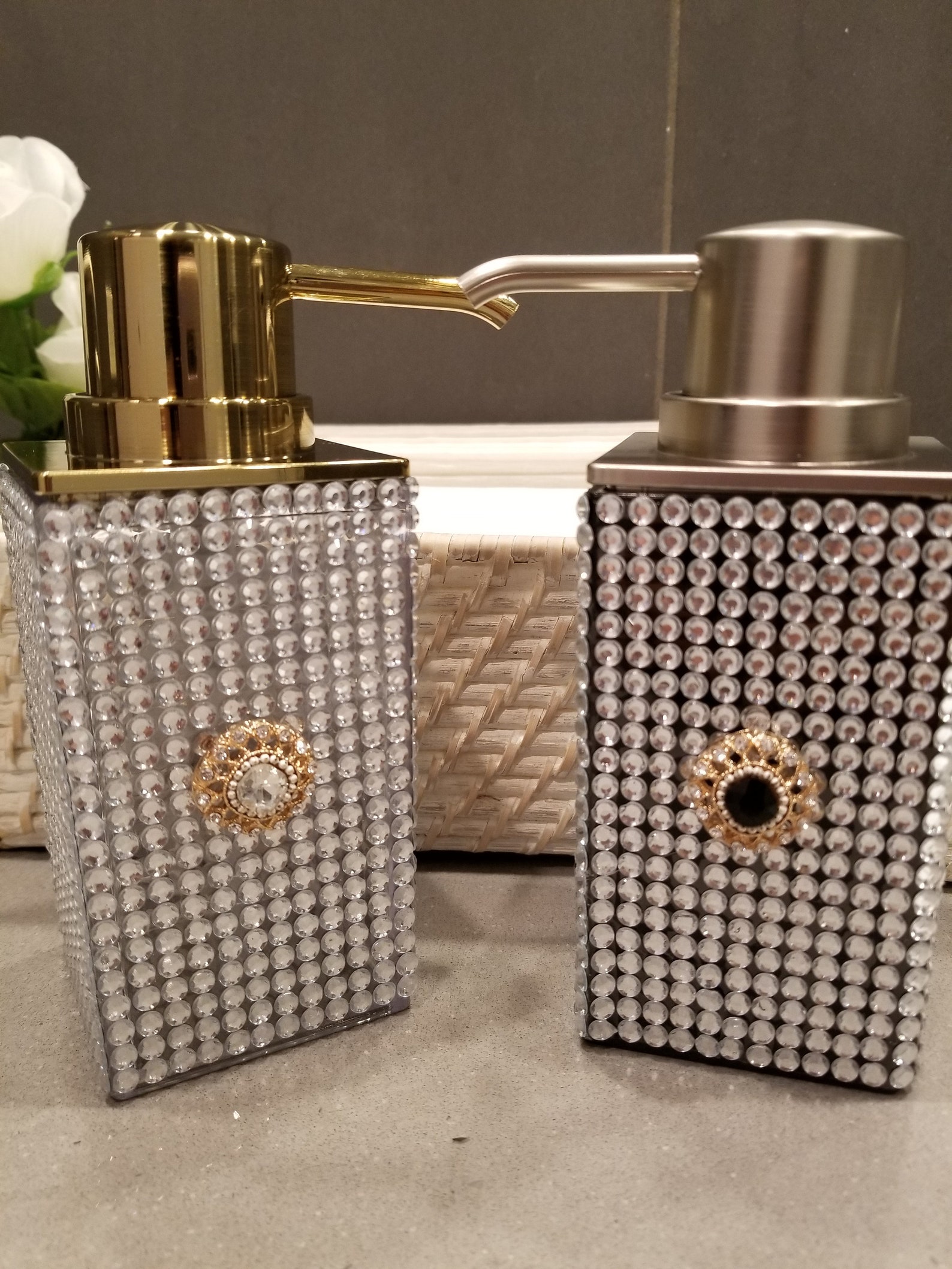 Enchanted Bling Bathroom Accessories Etsy